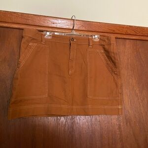 Old Navy Rust Utility Mini Skort